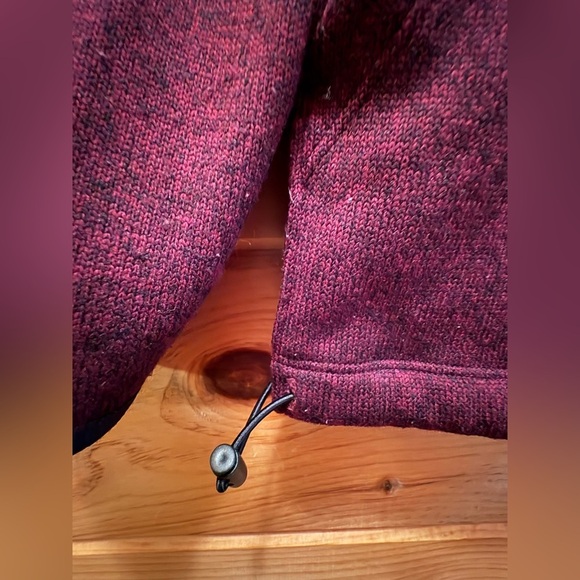 Pink Victoria’s Secret 1/4 Zip Pullover Fleece Jacket Burgundy Medium - Picture 7 of 11